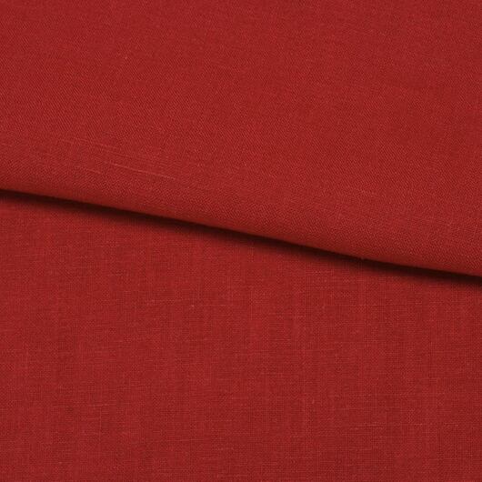 Lněné plátno, lehké, červené