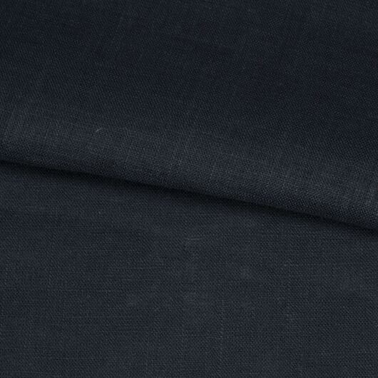Lněné plátno, lehké, tmavě modré