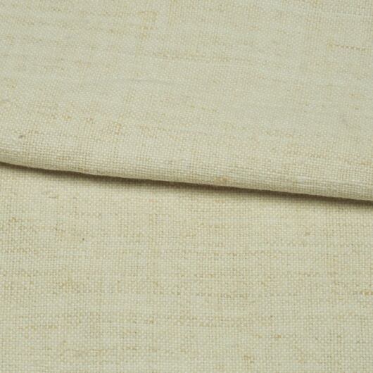 Ručně tkaný československý len s bavlnou, přírodní