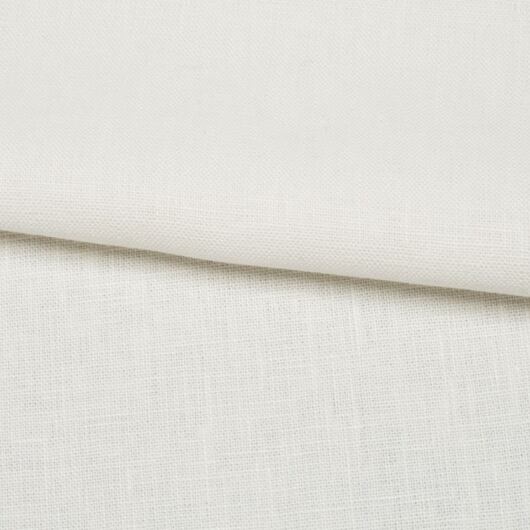 Linen fabric, 100% linen, white