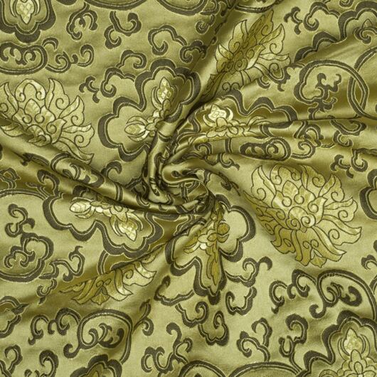 Brocade water lily, brown and gold