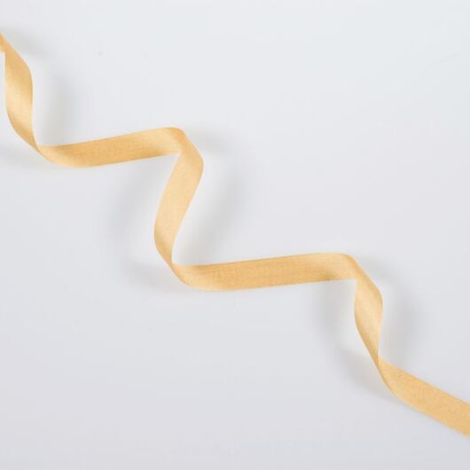 Silk ribbon 1 cm, yellow