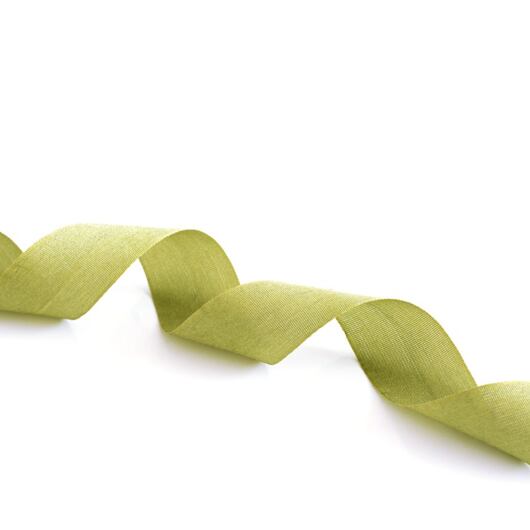 Silk ribbon 2 cm, olive