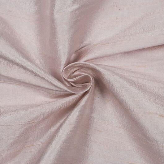Slubbed silk dupioni, pale pink