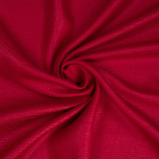 Red wild eri silk twill 