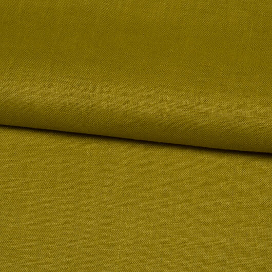 Lněné plátno, olivově zelené