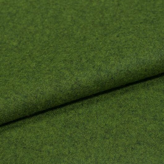 Light merino tabby wool broadcloth, green