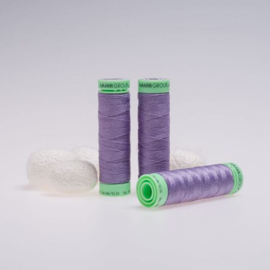 Silk thread, 50m, lilac