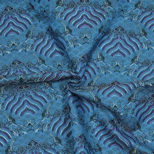 Brocade heaven, blue