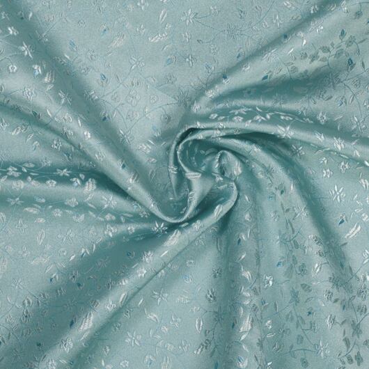 Brocade Wildflowers, steel blue