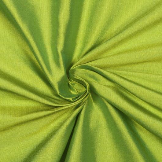 Slubbed silk dupioni, turquoise-green