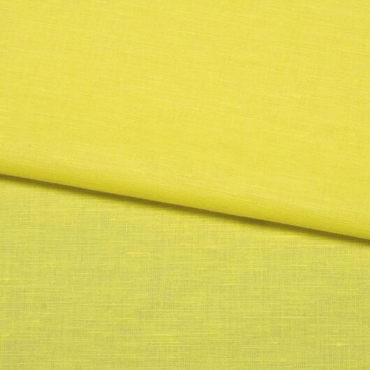 Len s bavlnou, lehký, světle žlutý