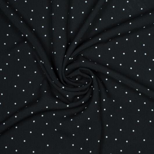 EcoVero viscose black fabric