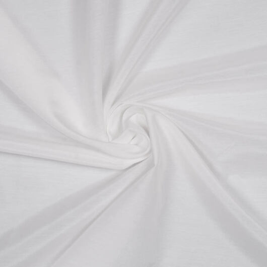 White voil silk fabric