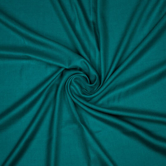 Turquoise eri silk fabric