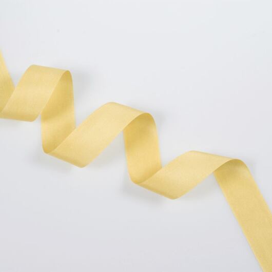 Silk ribbon 2 cm, yellow