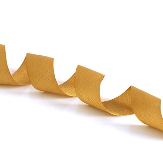 Silk ribbon 2 cm, gold