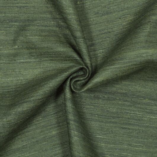 Silk linen blend, dark green