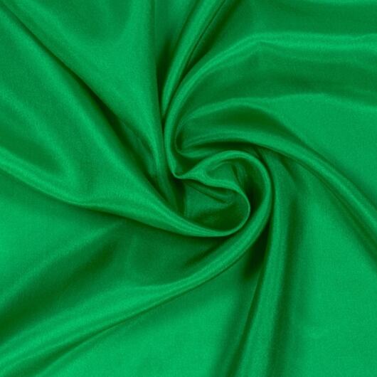 Silk habotai, green