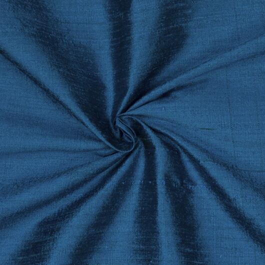 Shot slubbed silk dupioni, black and turquoise