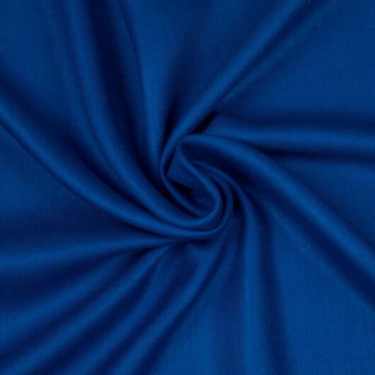 Blue wild eri silk twill 