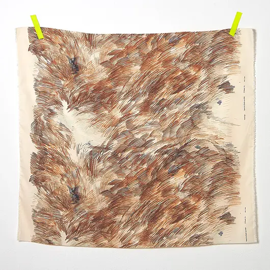 Japonská dvojitá gázovina Nani Good Sign, hnědá