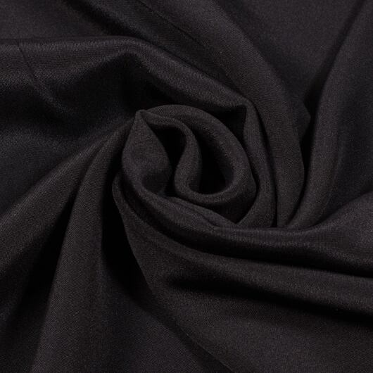 Silk crêpe marocain, black