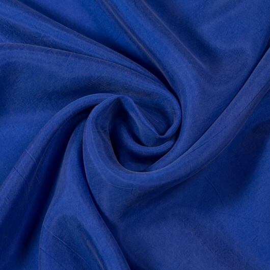 Cupro plain weave, royal blue