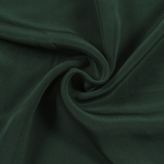 Silk crêpe marocain, dark green