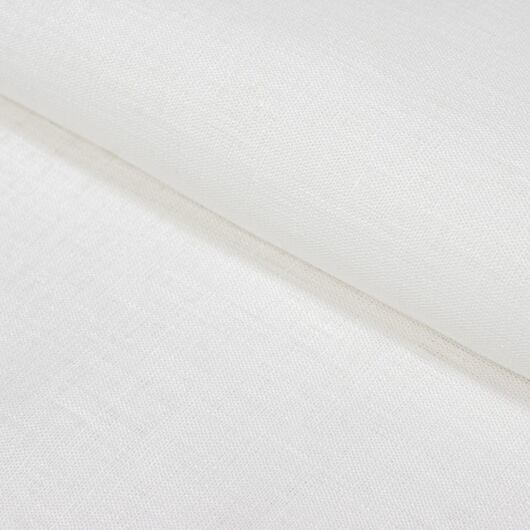 European linen fabric, ivory white 100% linen, 1.2m