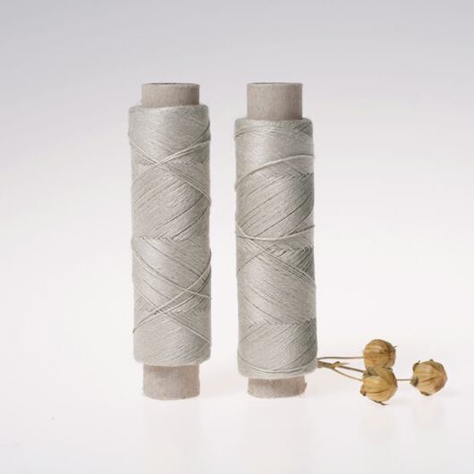 Fine linen thread, 20x3, 100m, natural