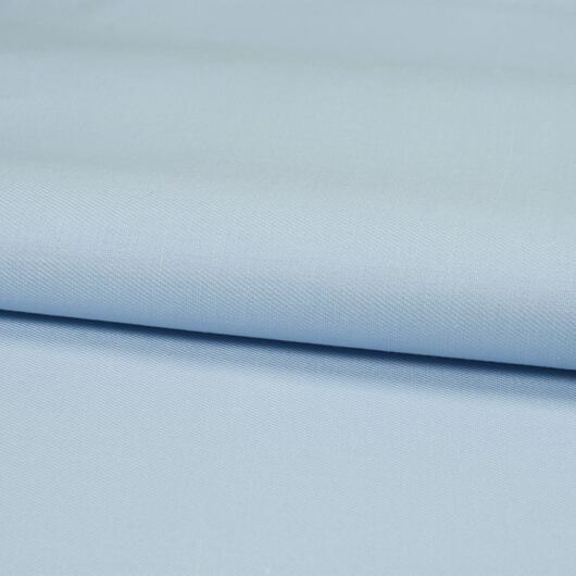 Light blue linen cotton twill fabric