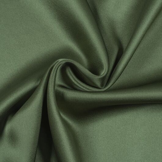 Heavy silk satin, olive