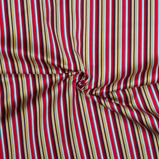 Brocade Stripes, red