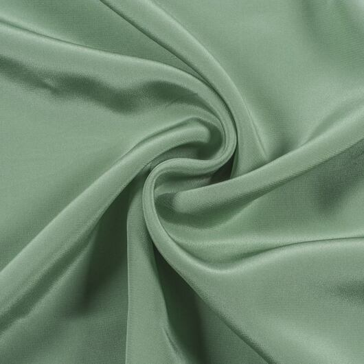 Silk crêpe de Chine, mint