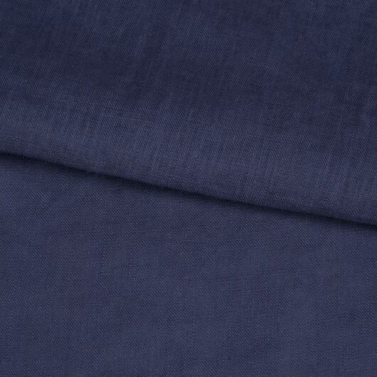 Lněné plátno, lehké, tmavě modré
