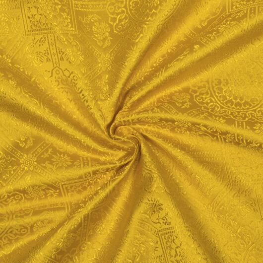 Brokát Ming, žlutý