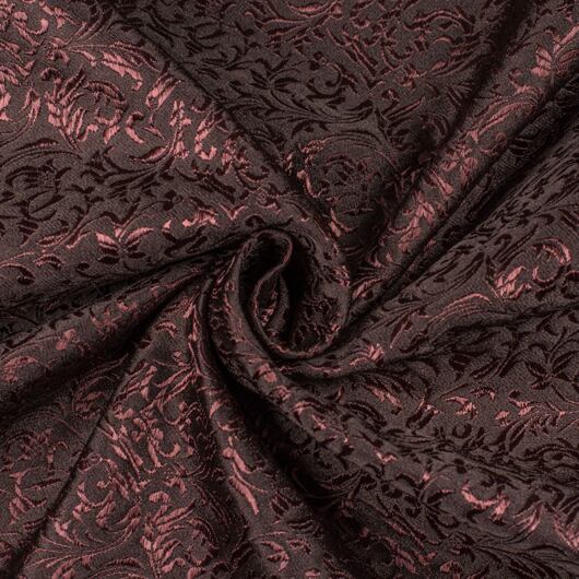 Brokát ornamenty, hnědý