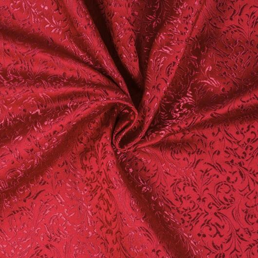 Brocade ornaments, crimson