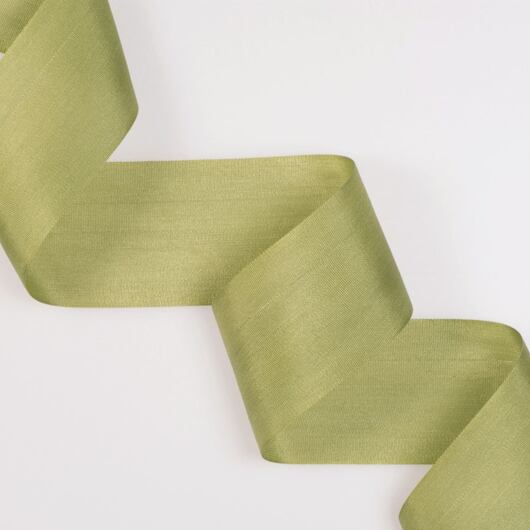 Silk ribbon 3,2 cm, olive