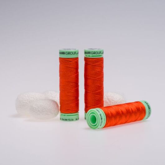 Silk thread, 50m, orange