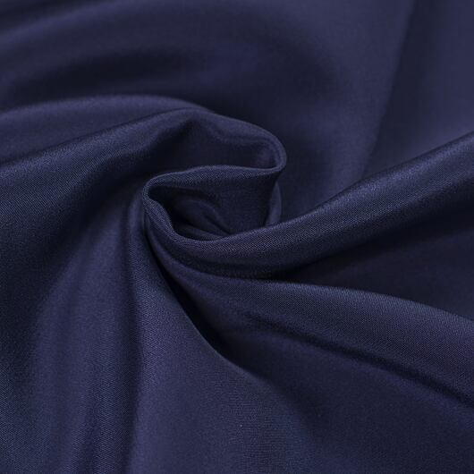 Silk crêpe marocain, dark blue