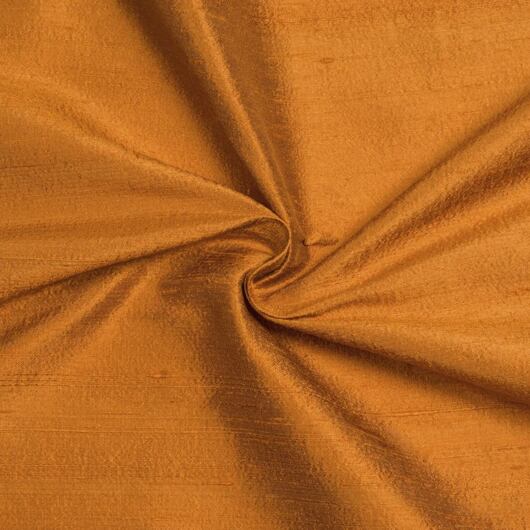 Orange silk fabric