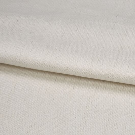 Heirloom hand-woven linen blend fabric, natural