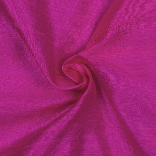 Slubbed silk dupioni, light, fuchsia