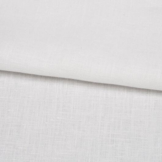 Fine linen fabric, 100% linen, ivory white