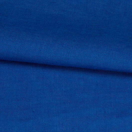 Lněné plátno, blankytně modré