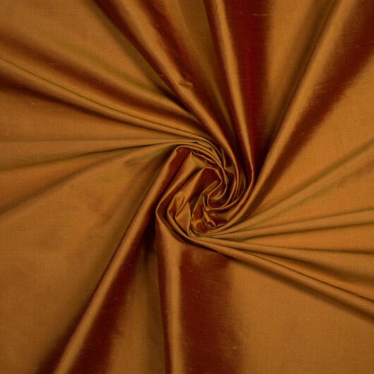Gold silk fabric