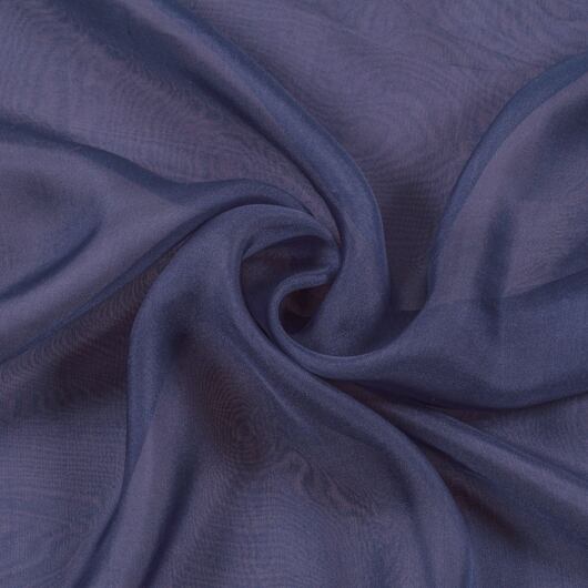 Silk chiffon, dark blue