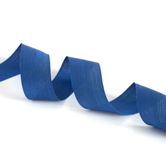 Silk ribbon 2 cm, blue